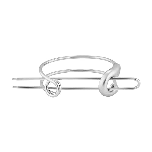 Clara Messy Bun Hair (Silver)