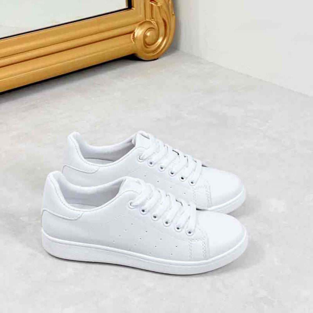 White hot sale casual trainers