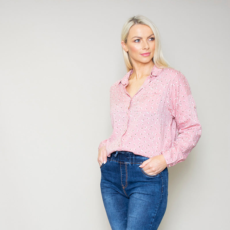 Penny Floral Shirt (Pink)