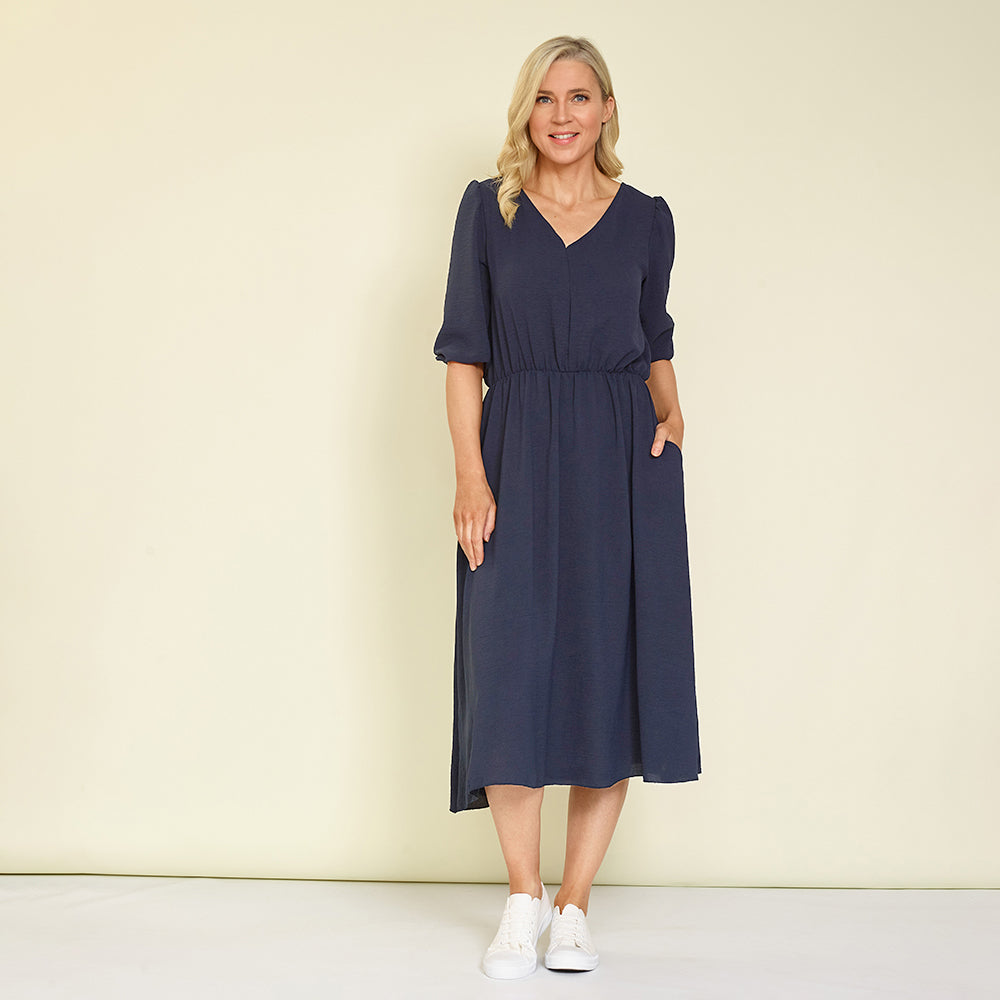 Yasmin Dress (Navy)