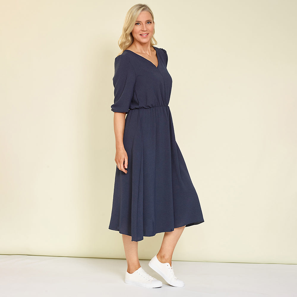 Yasmin Dress (Navy)