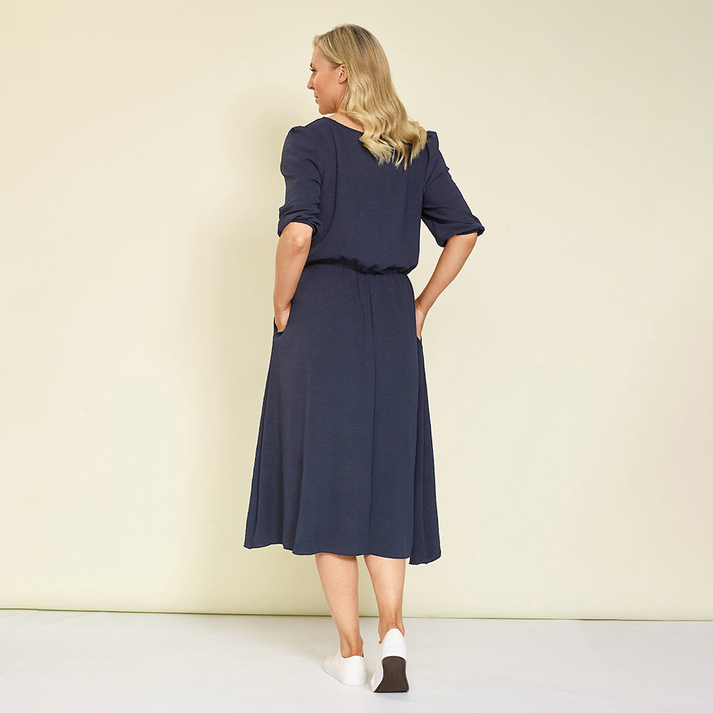Yasmin Dress (Navy)
