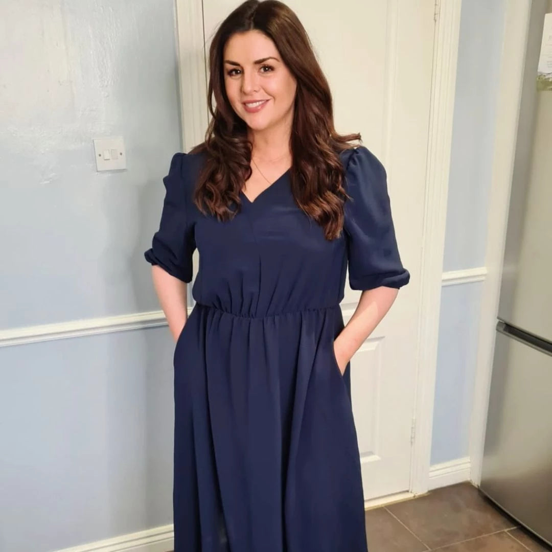 Yasmin Dress (Navy)