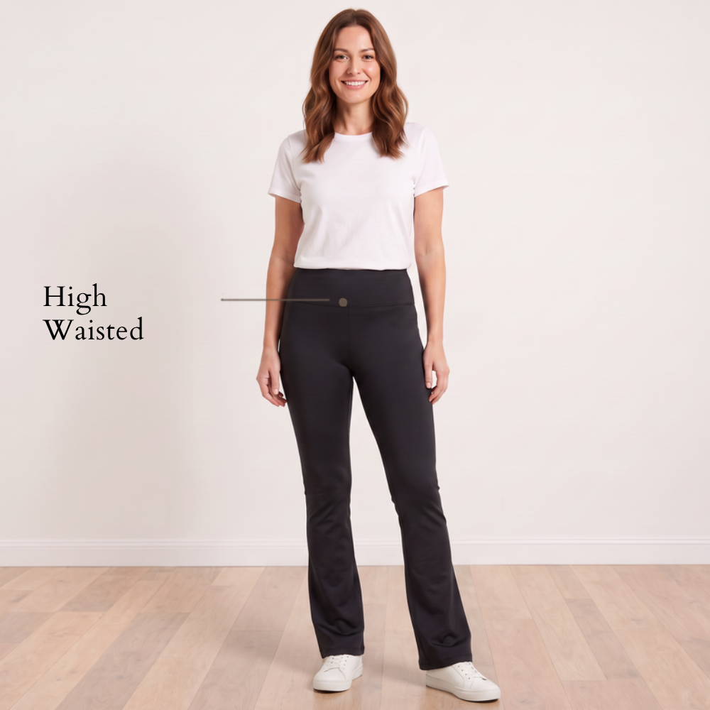 Vera Leggings (Black) - High Waisted