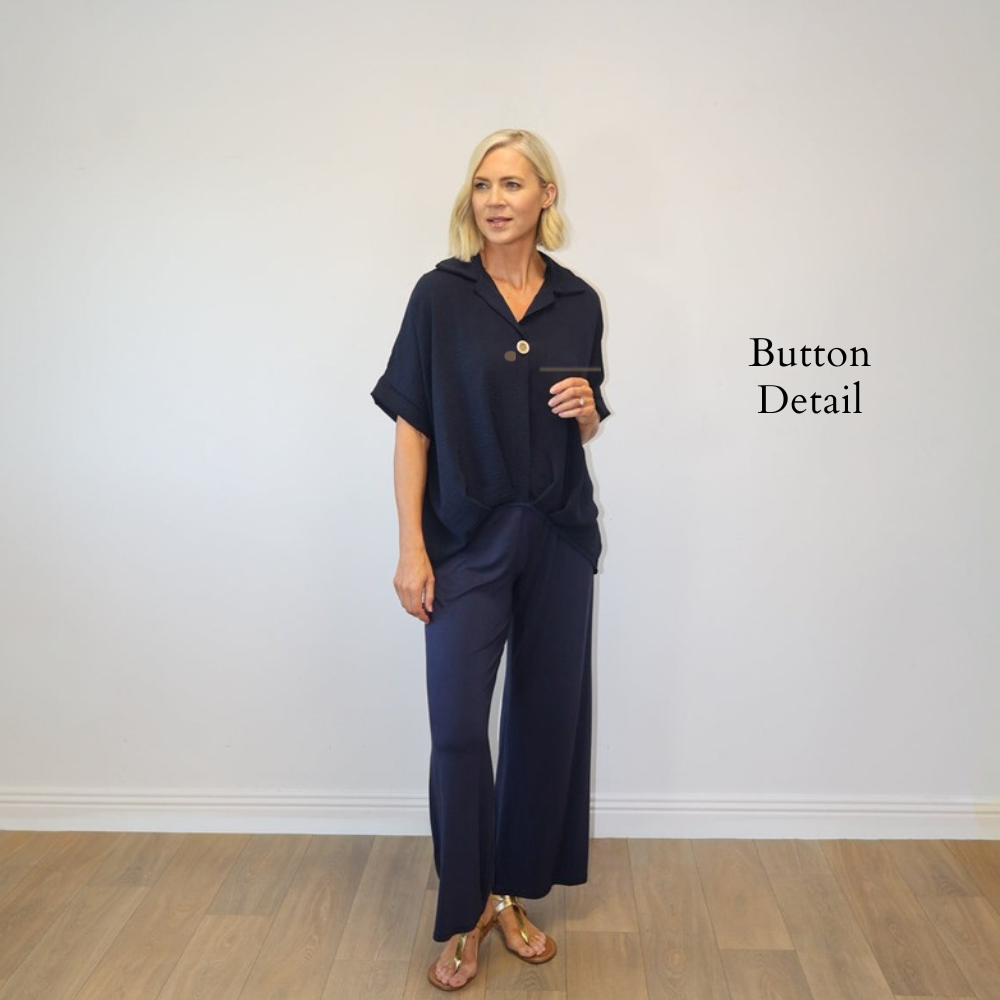 Harper Navy - Button Detail