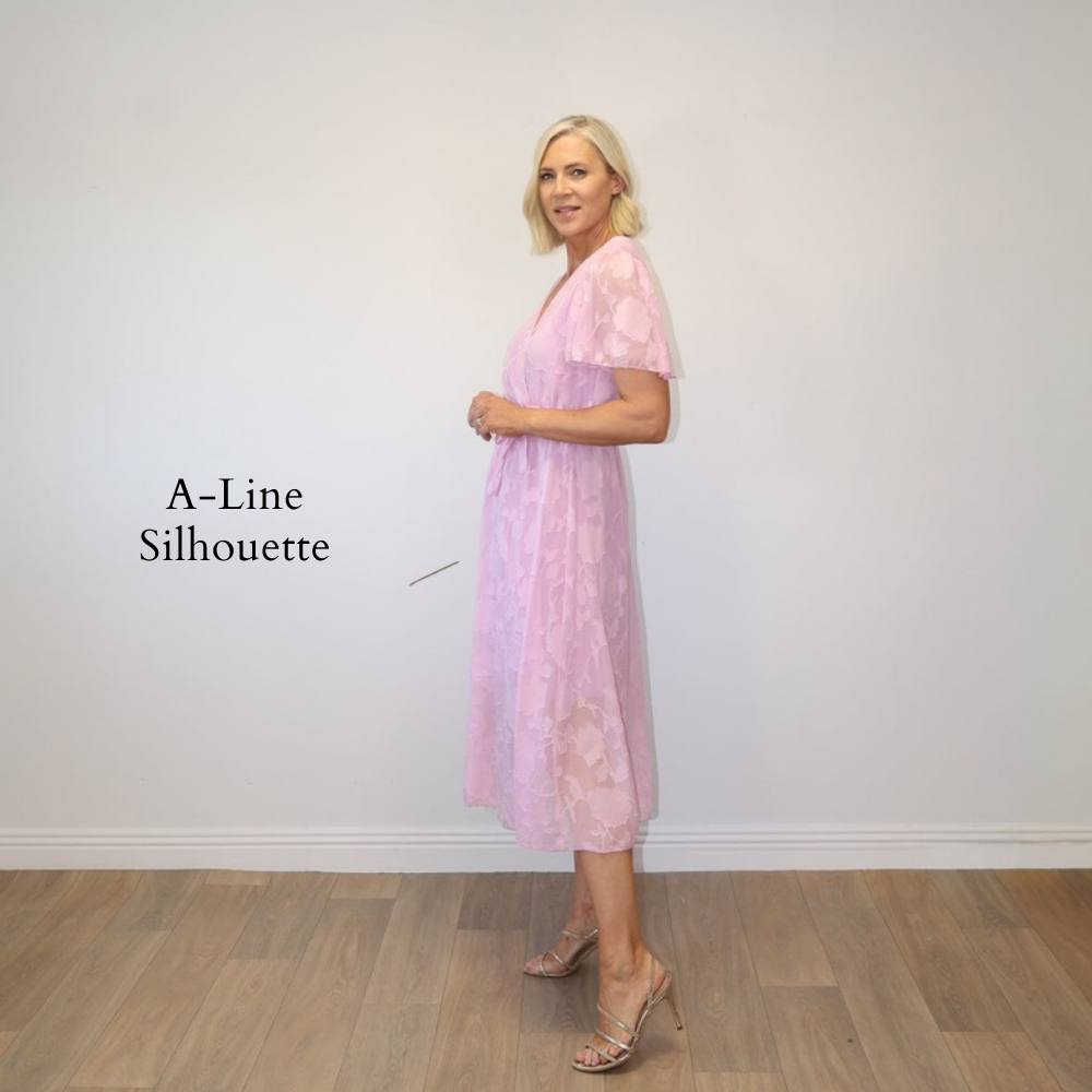 Rosie Floral Wrap Dress Pink - A-Line Silhouette