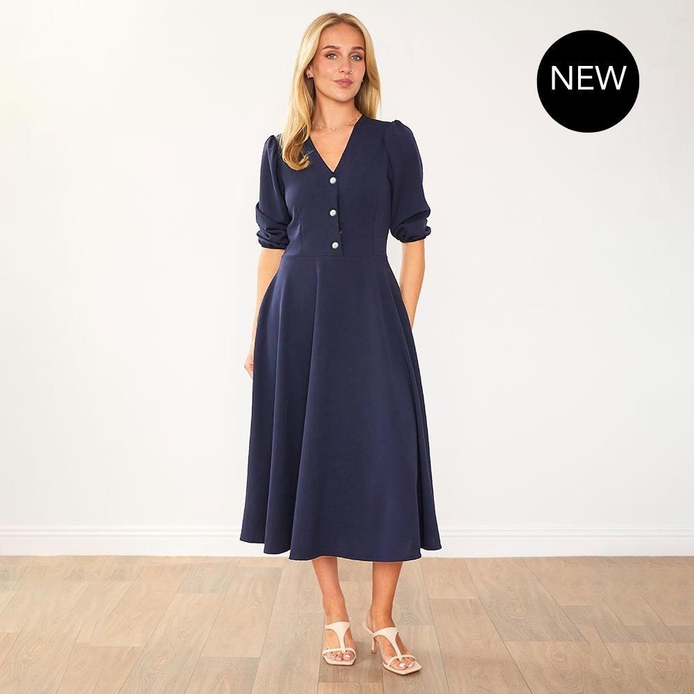 Maisy Dress (Navy)
