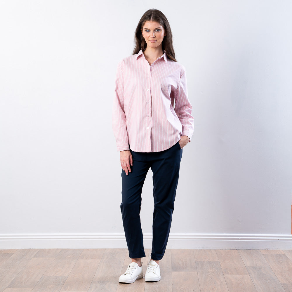 Fallon Stripe Shirt (Pink)