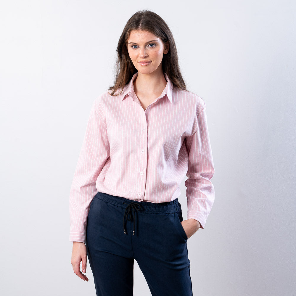 Fallon Stripe Shirt (Pink)