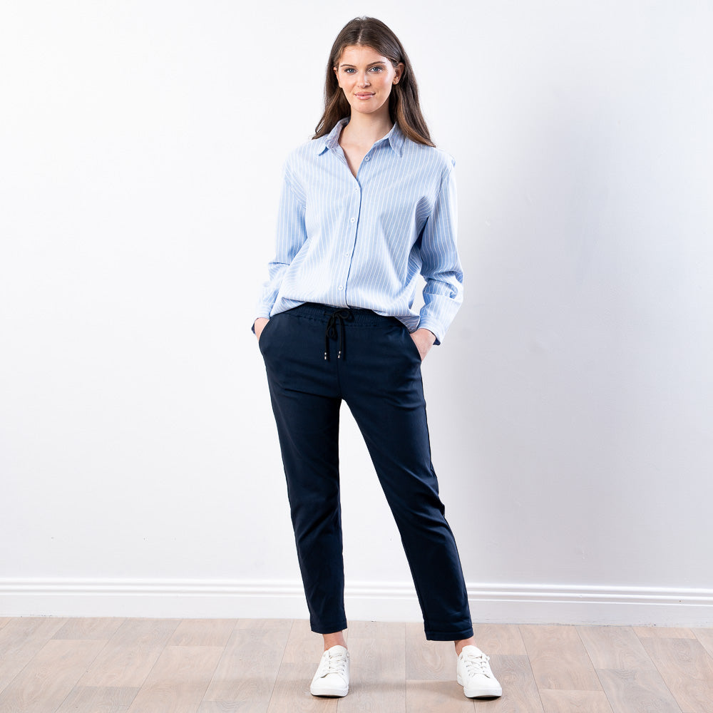 Fallon Stripe Shirt (Blue)