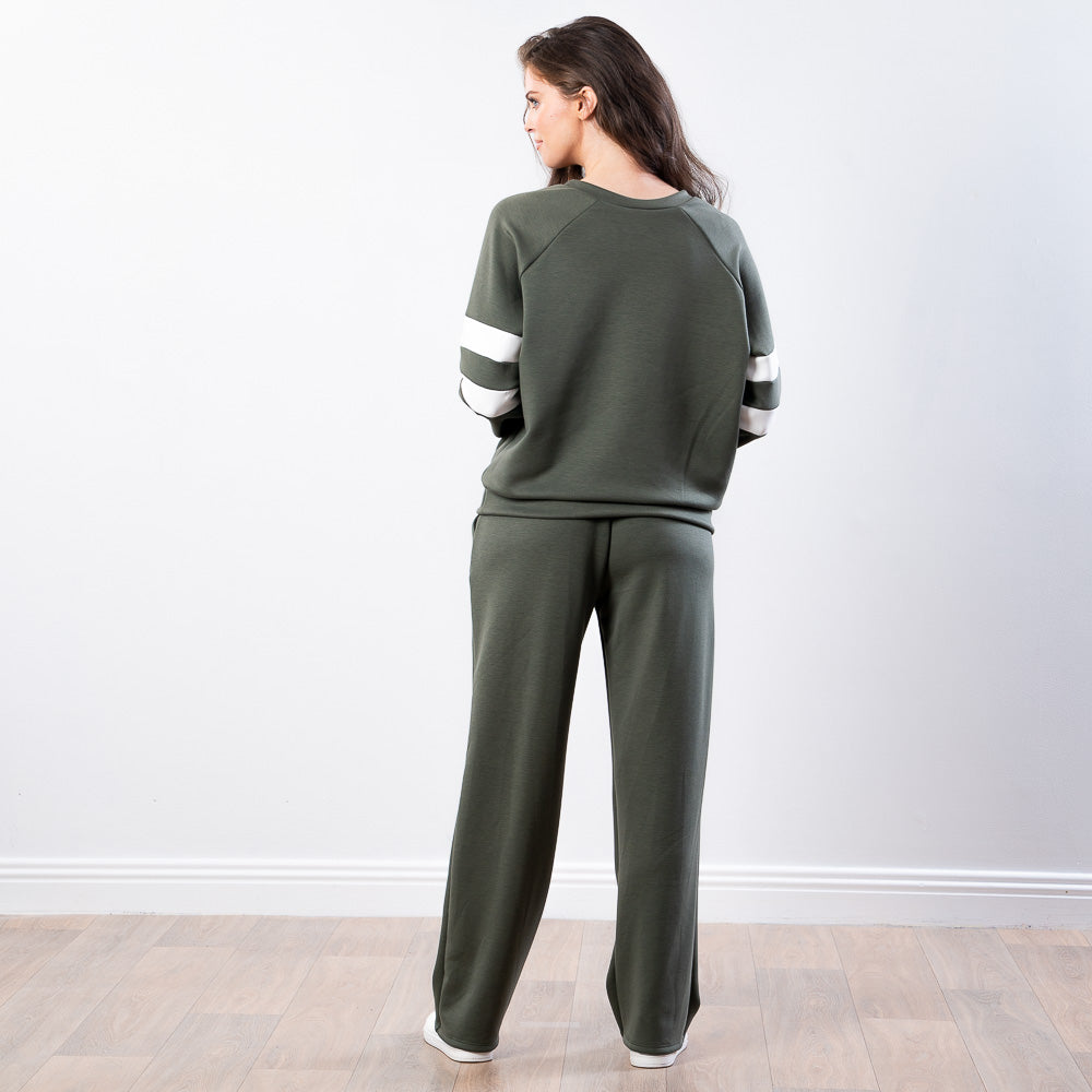 Jasmine Stripe Co-ord (Khaki)