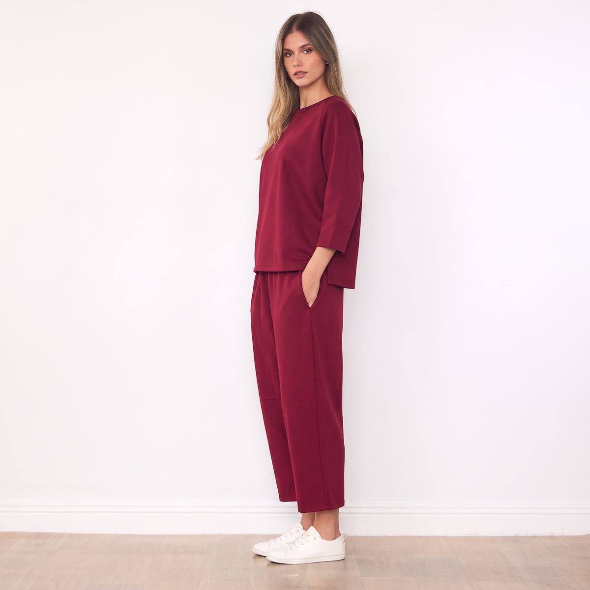 Zoe Co-ord (Burgundy)