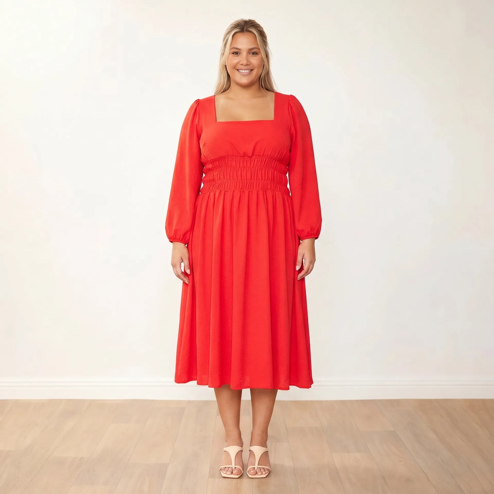 Evelyn Dress (Red)
