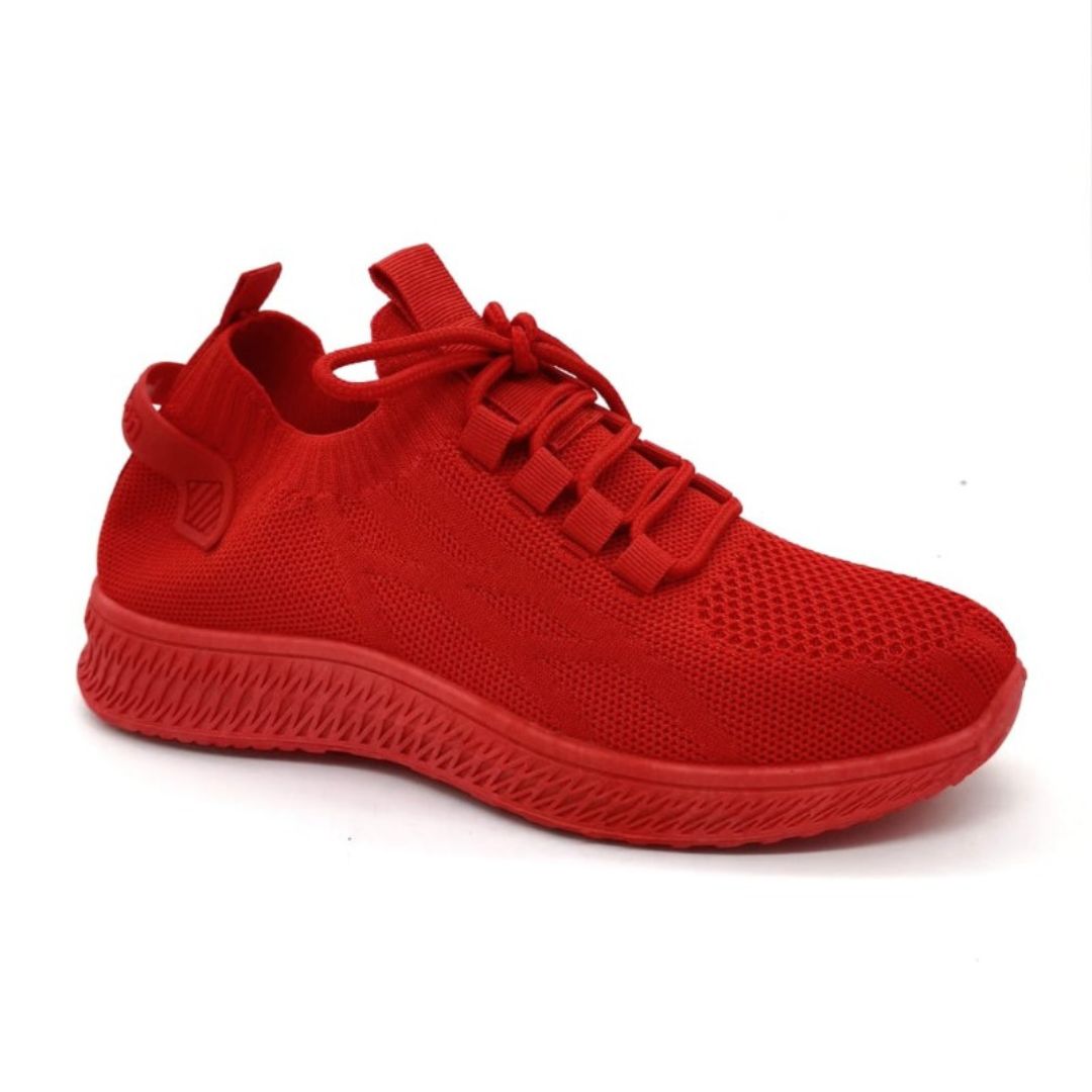 Aidan Sneakers (Red) - The Casual Company