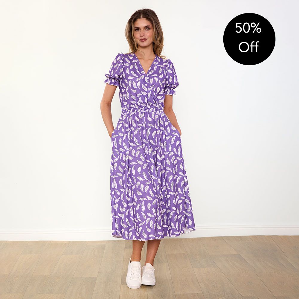 Belle Dress (Violet Feather)