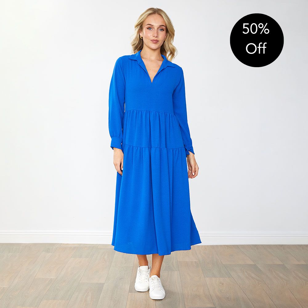 Emily Dress (Cobalt)
