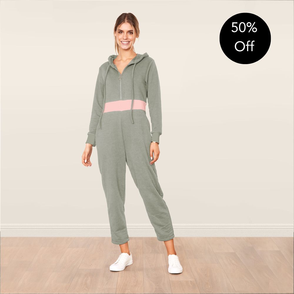 Jackie Jumpsuit (Khaki)