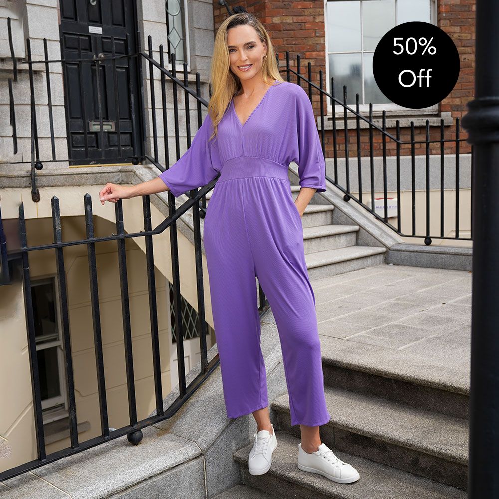 Ester Jumpsuit (Violet)