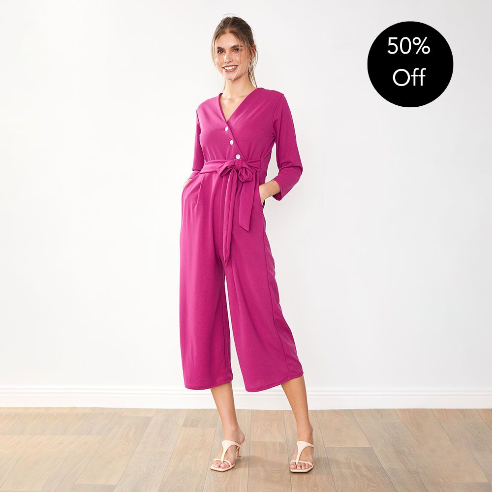 Ruby Jumpsuit (Berry)
