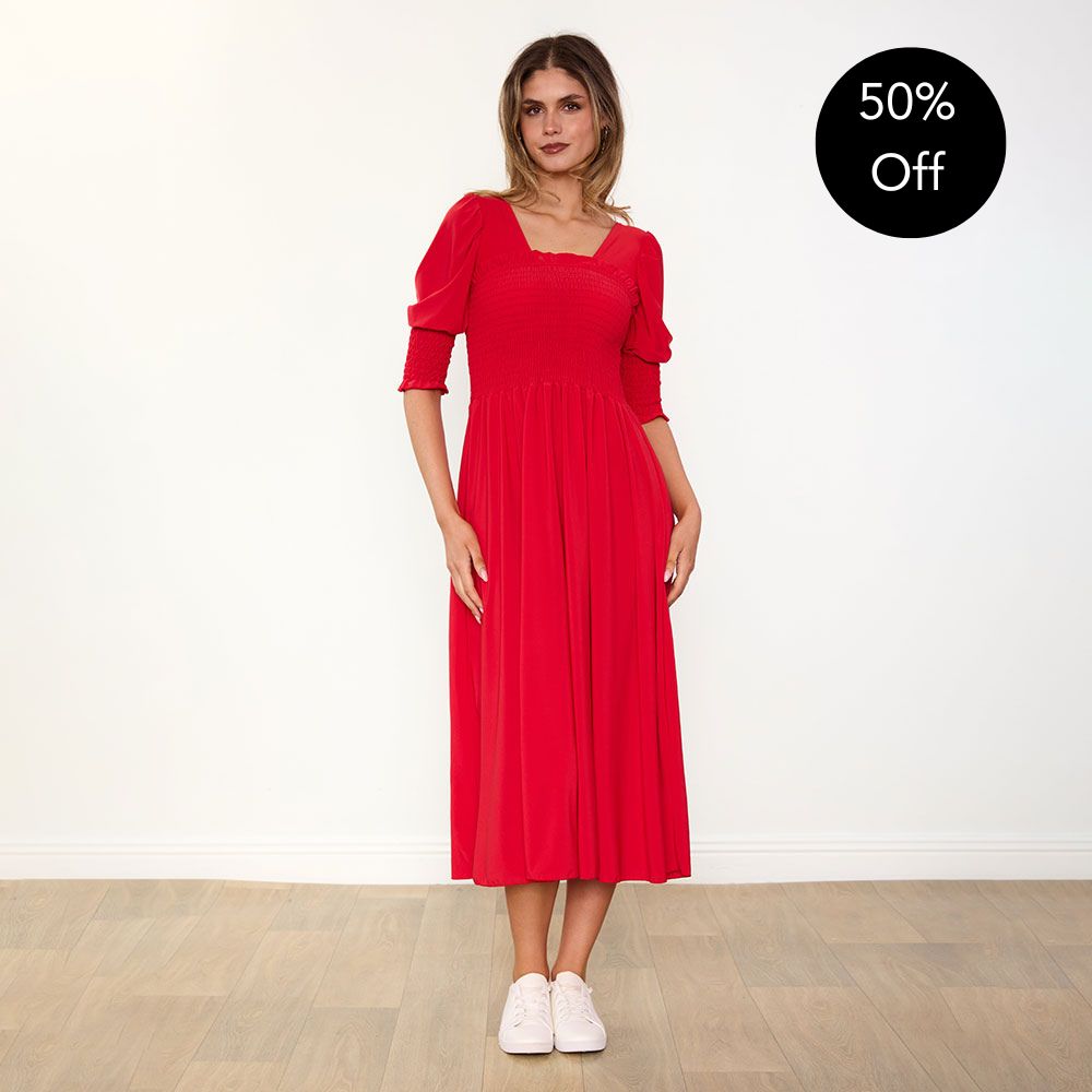 Pixie Dress (Red)