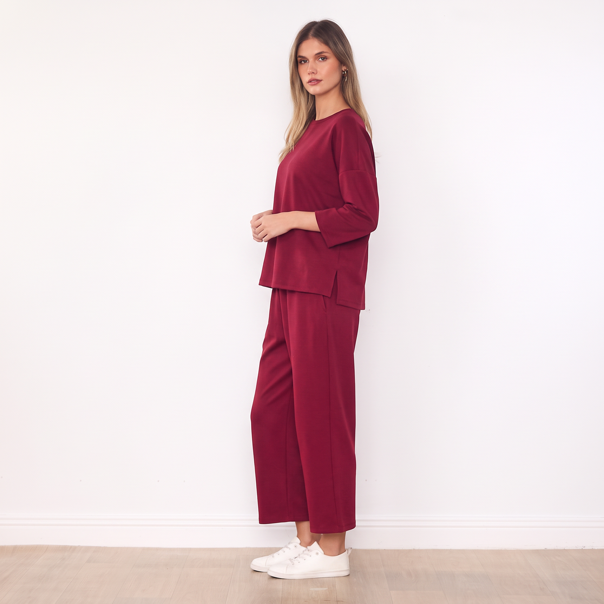 Zoe Co-ord (Burgundy)