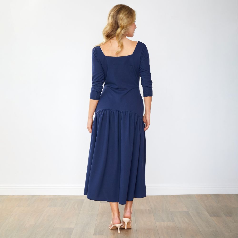 Luna Dress (Navy)