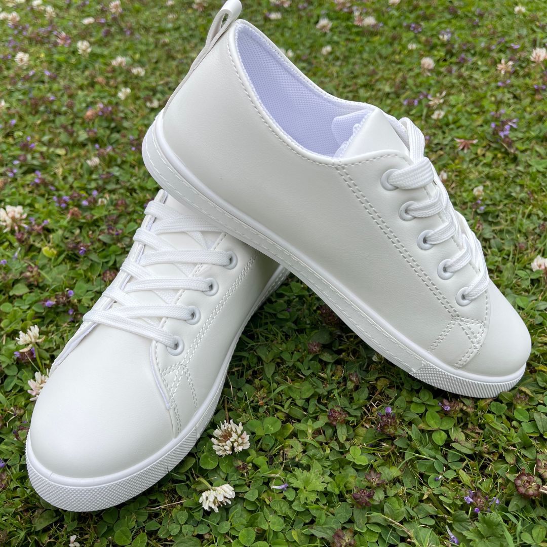 Womens white hot sale casual trainers