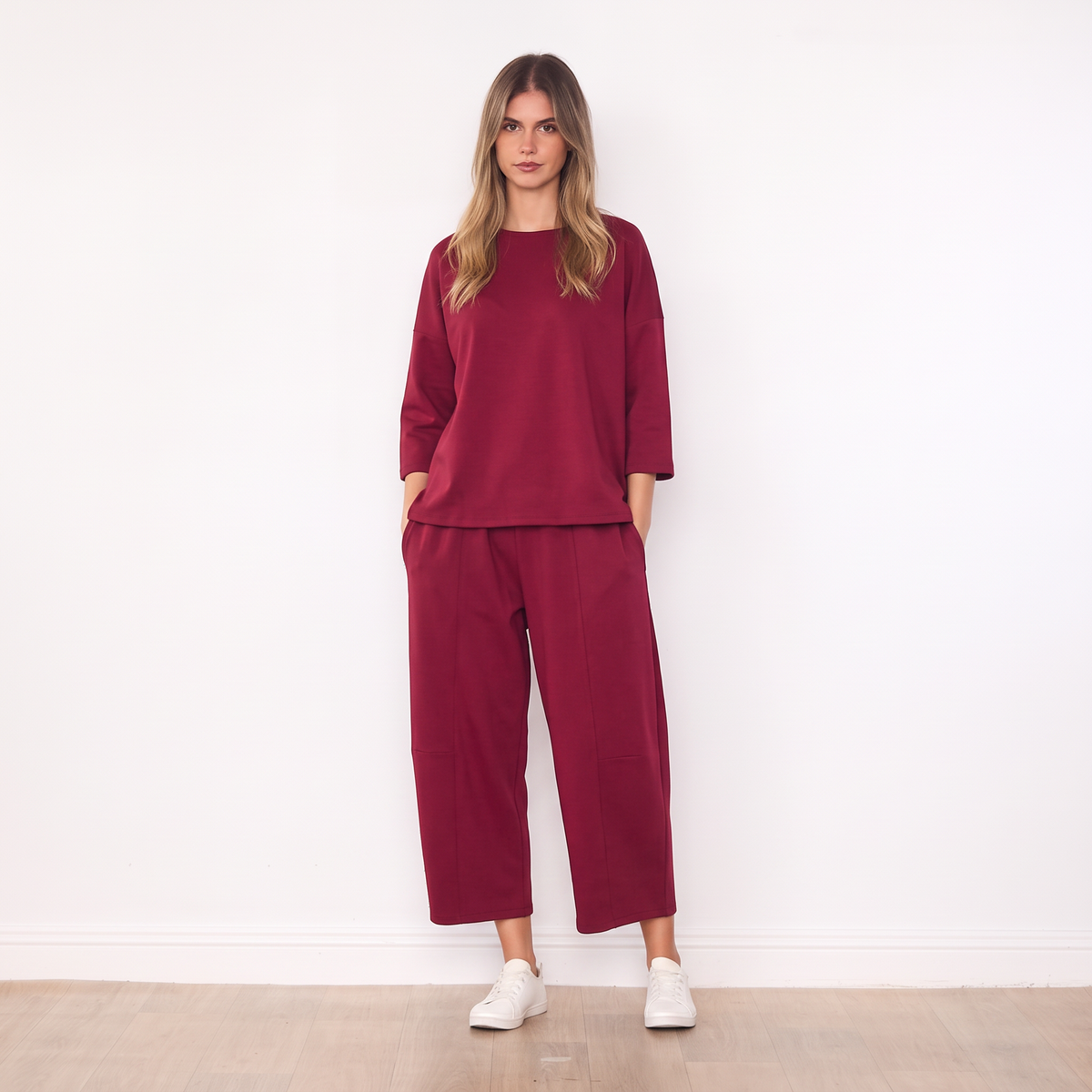 Zoe Co-ord (Burgundy)
