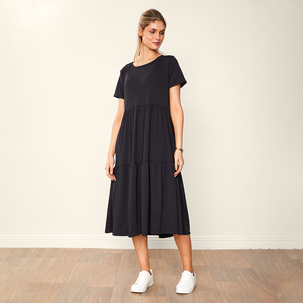 Aida Dress Black & Pink (2 for €66)