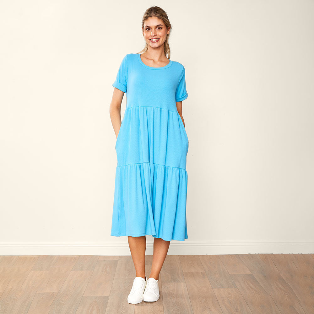 Aida Dress Black & Blue (2 for €66)