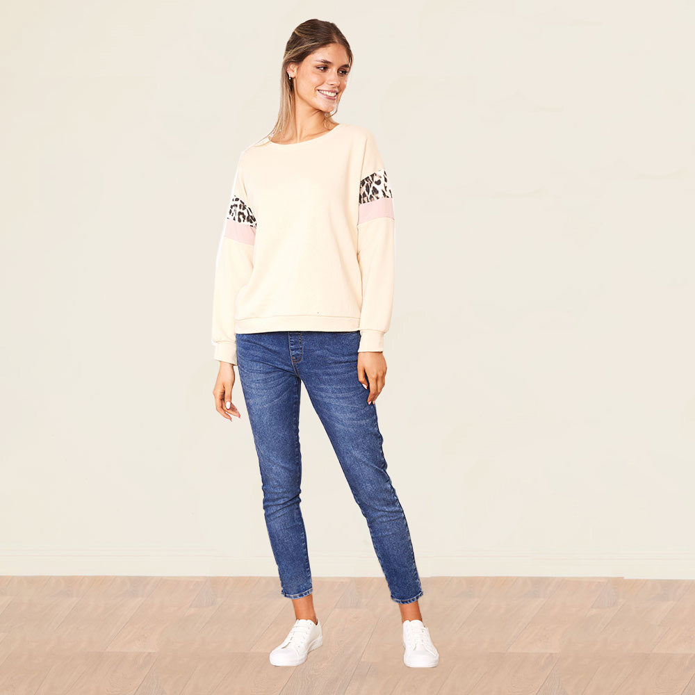 Ally Jumper (Cream/Pink) - The Casual Company