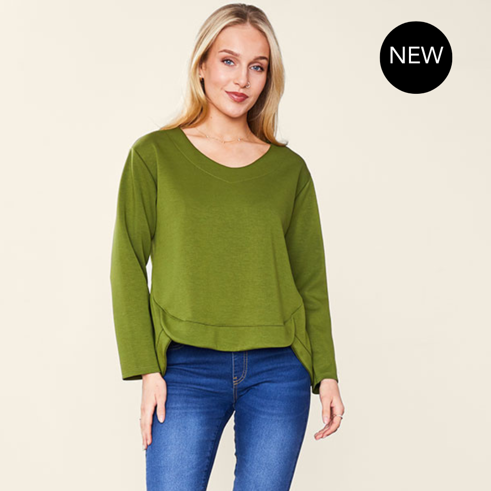 Amber Top (Olive)