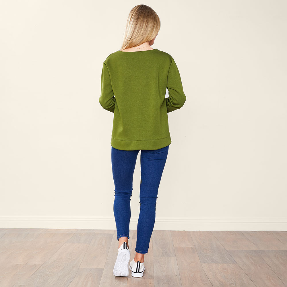 Amber Top (Olive)