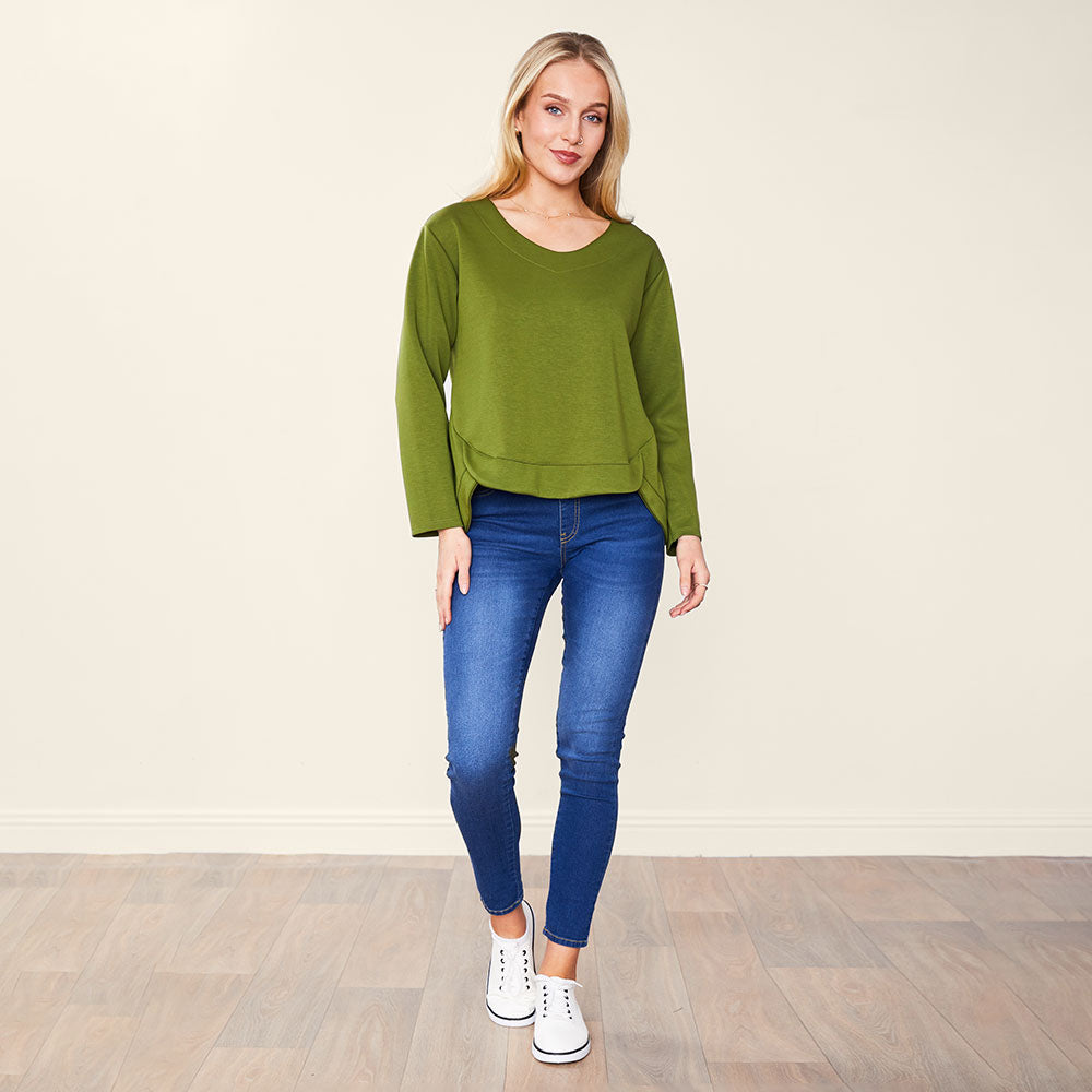 Amber Top (Olive)