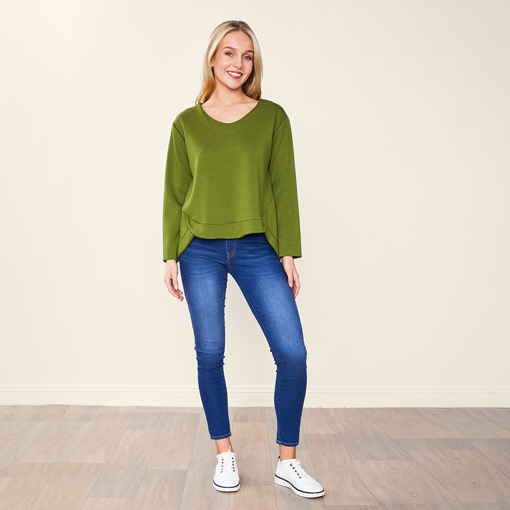 Amber Top (Olive)