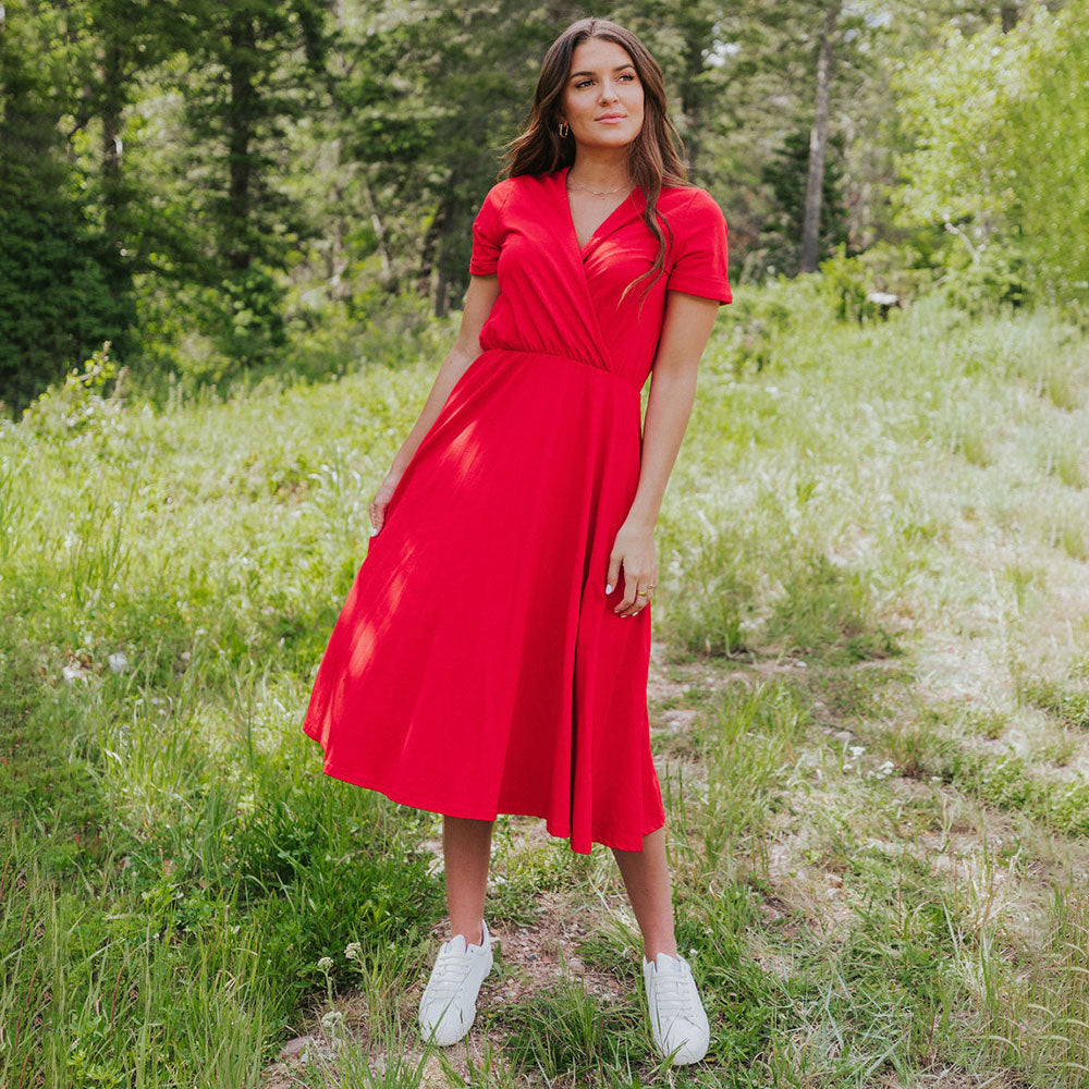 Archie Dress (Red)