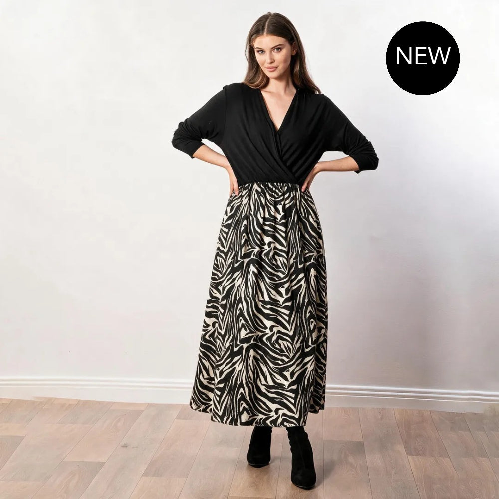 Audrey Dress (Zebra)