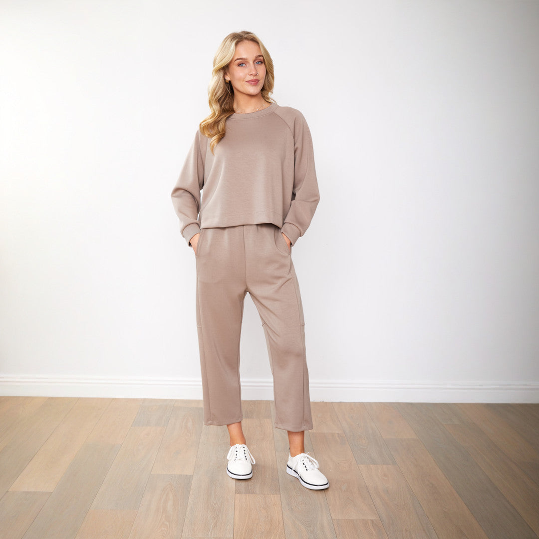 Barry Top & Marley Trousers (Almond)