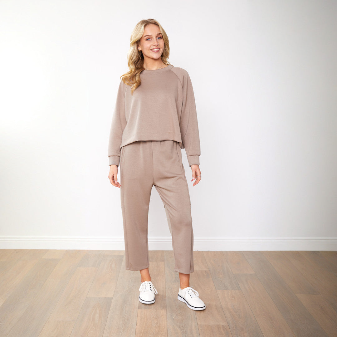 Barry Top & Marley Trousers (Almond)