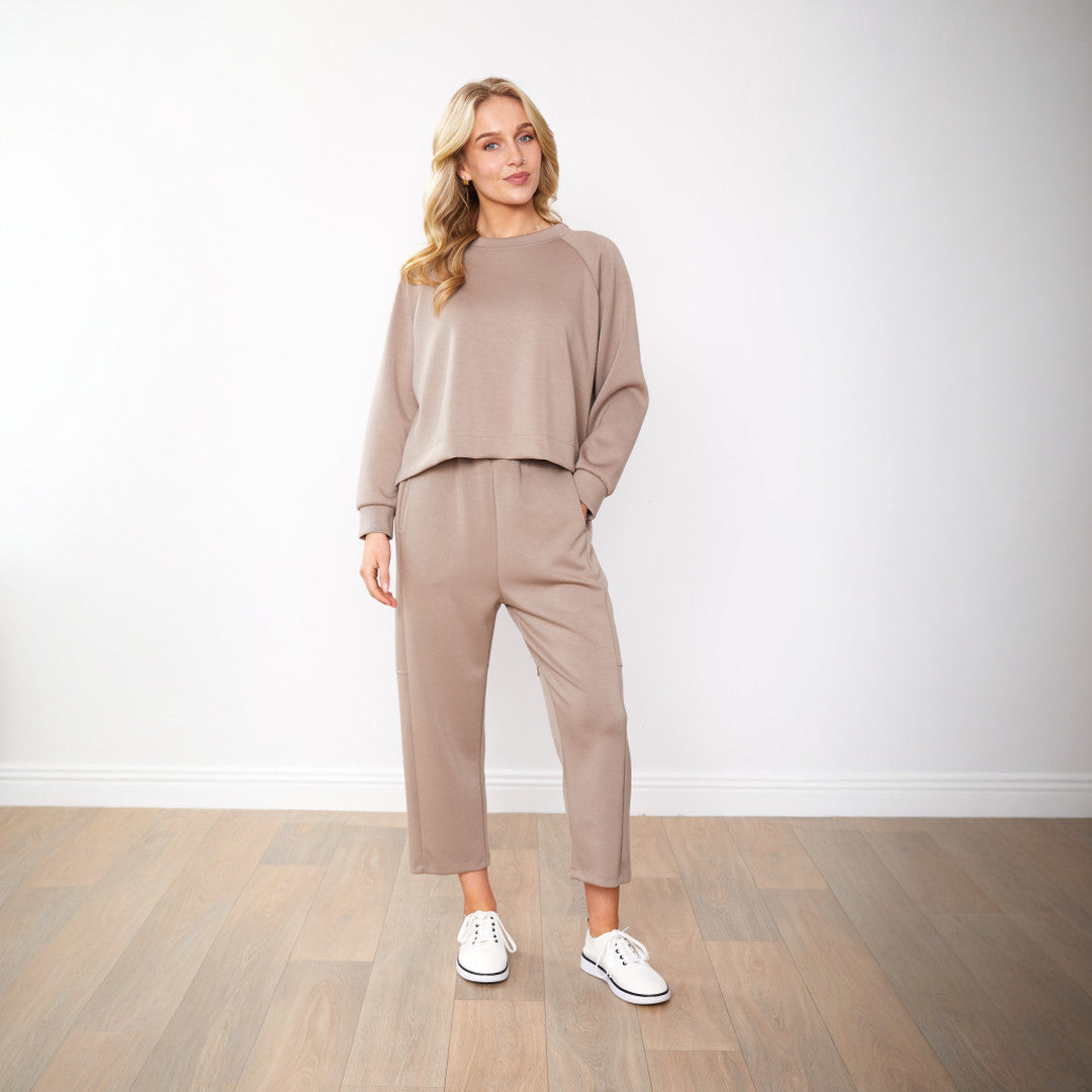 Barry Top & Marley Trousers (Almond)