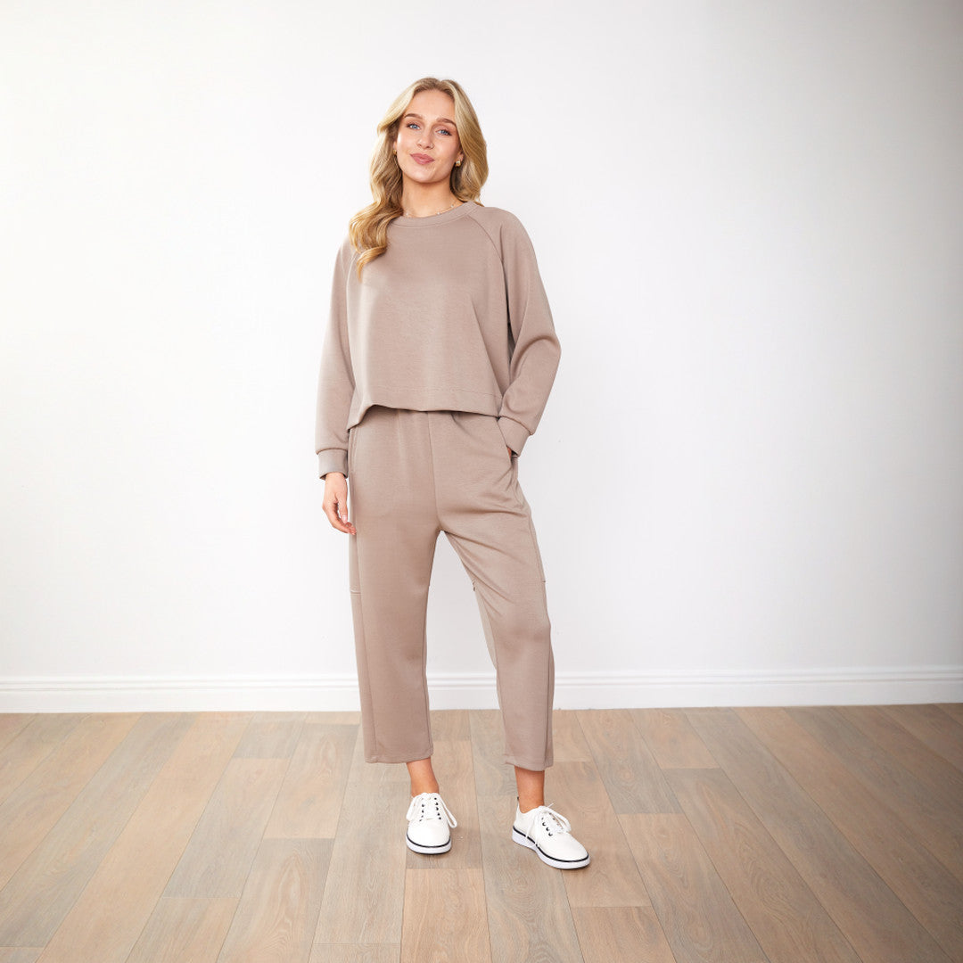 Barry Top & Marley Trousers (Almond)