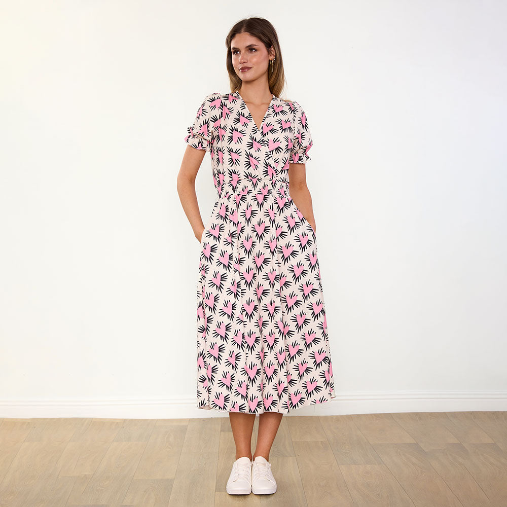 Belle Dress (Pink Heart)
