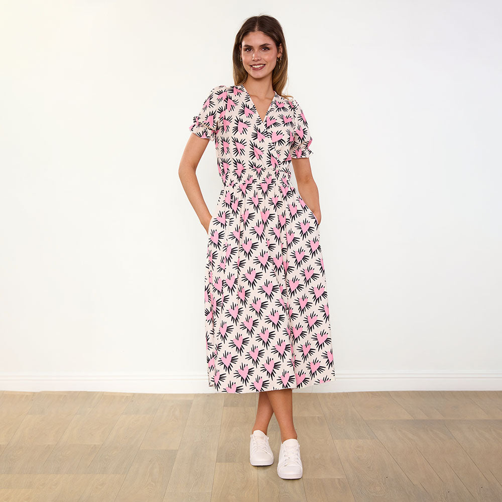 Belle Dress (Pink Heart)