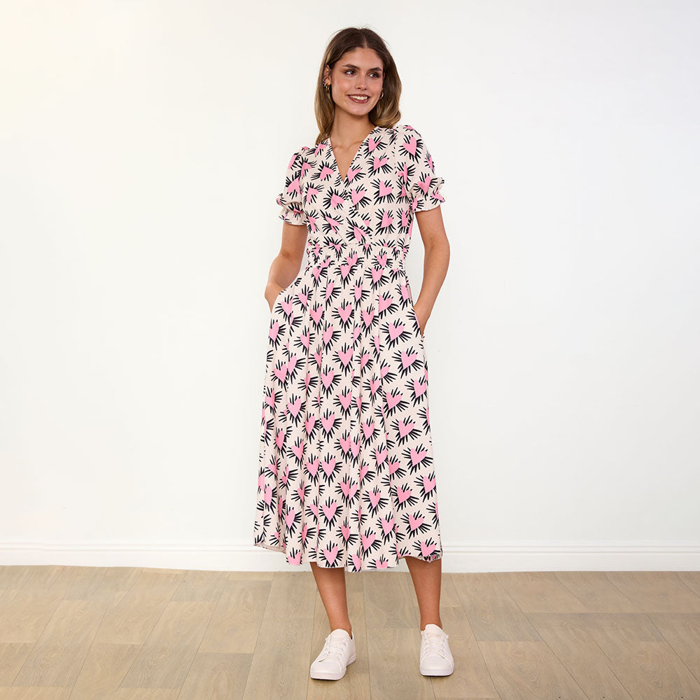 Belle Dress (Pink Heart)