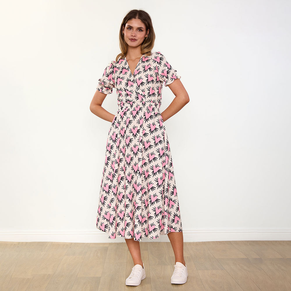 Belle Dress (Pink Heart)