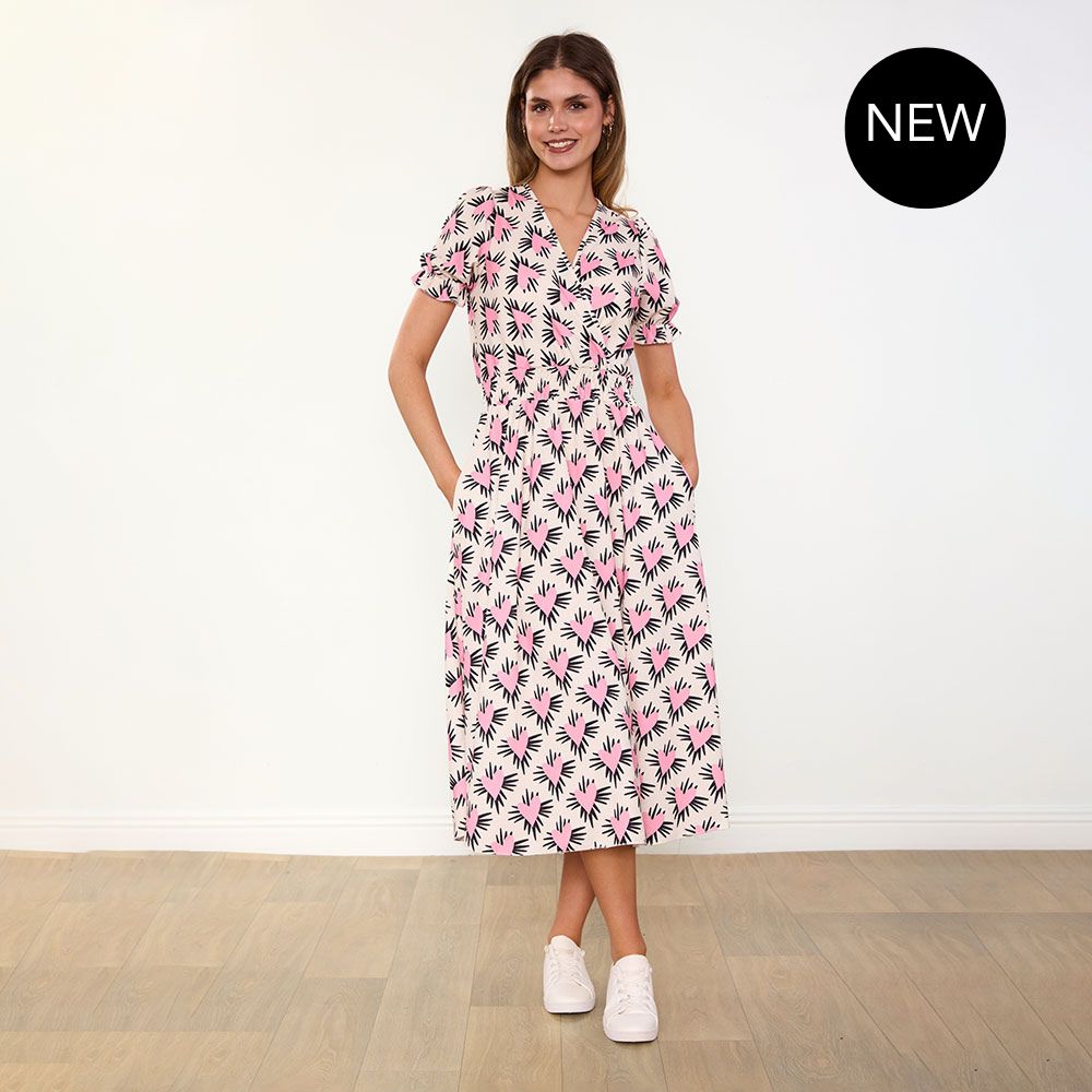 Belle Dress (Pink Heart)