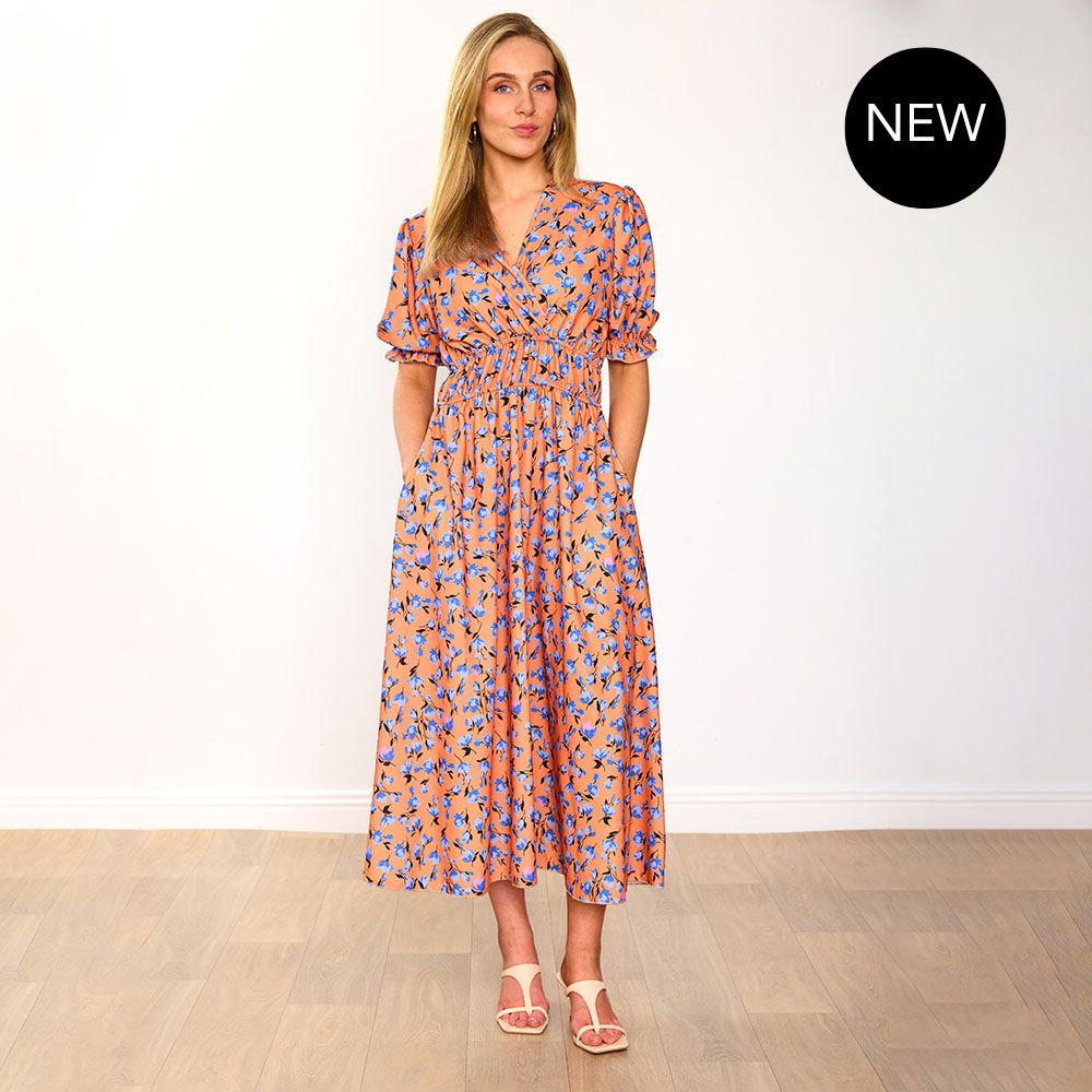 Bonnie Dress (Amber/Blue Bell)