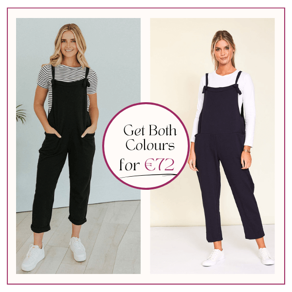 Ashley Dungaree  (Black & Navy) for €72.00
