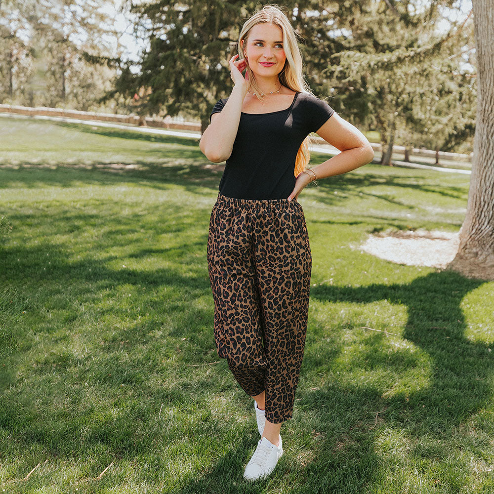 Blaire Trousers (Leopard)