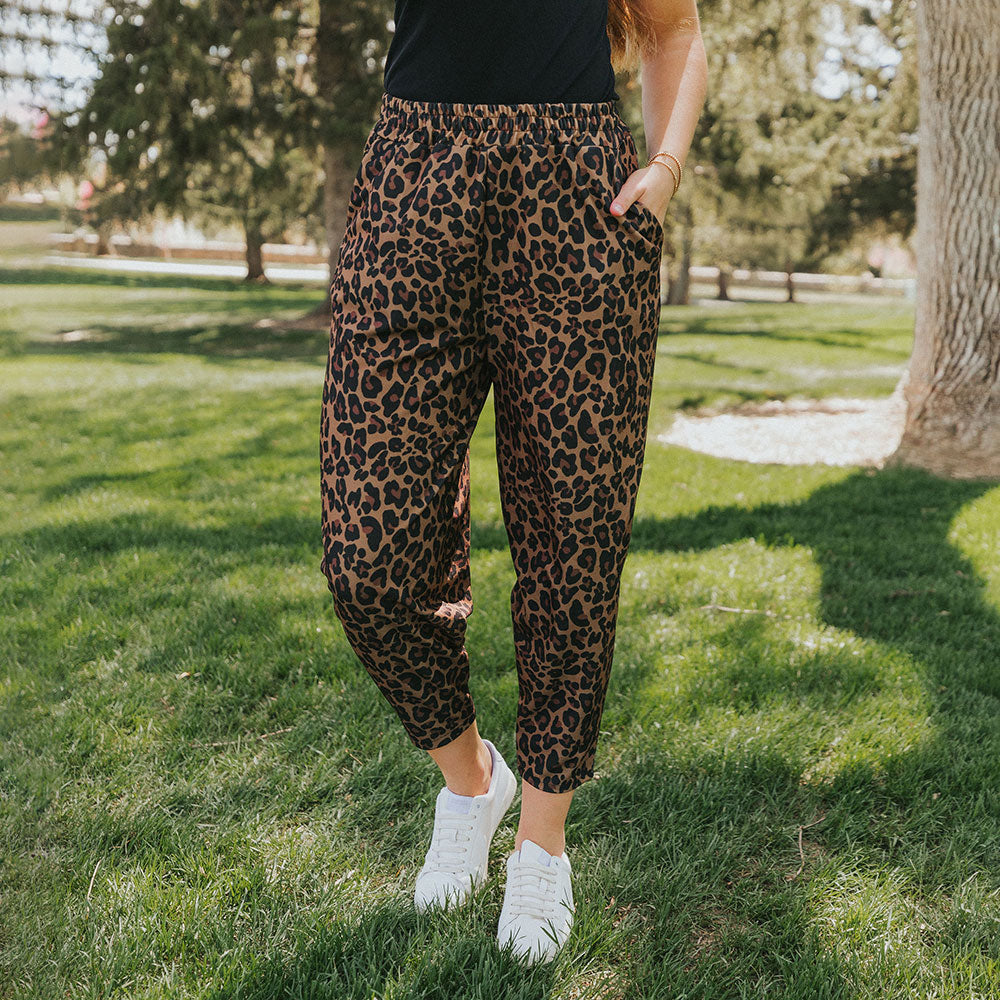 Blaire Trousers (Leopard)